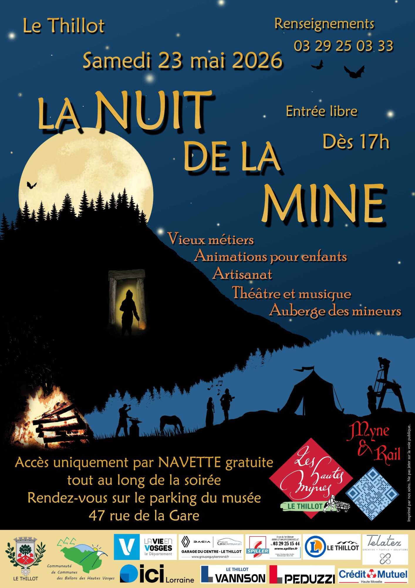 LES HAUTES MYNES NUIT DE LA MINE 2026 AFFICHE | Les Hautes-Mynes La Nuit de la Mine – 23 mai 2026 Soultz-Haut-Rhin 8